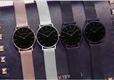 Stainless Steel Mesh Waterproof Ladies Watch