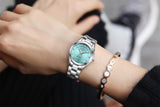 Rhinestone Stainless Steel Business Watch