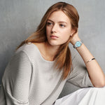Rhinestone Stainless Steel Business Watch