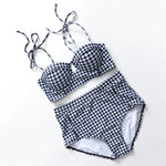 Parahs Womens Plet Plaid Bikini